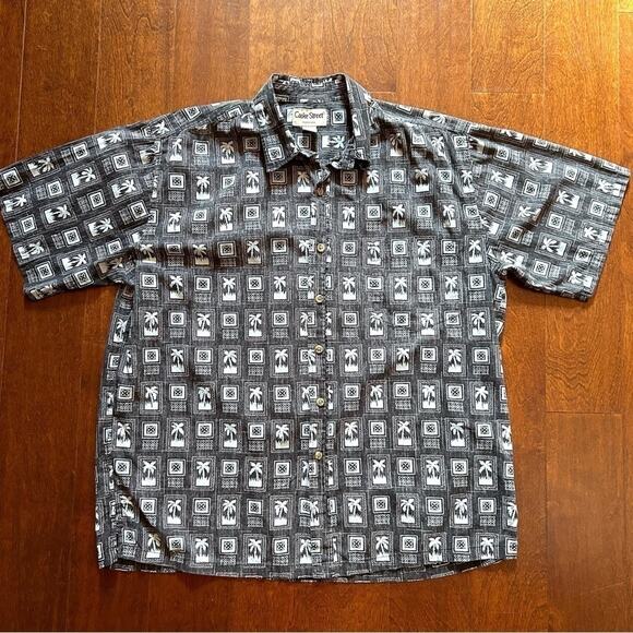 Cooke Street Honolulu Reverse Print Aloha Shirt, Size XL - Picture 1 of 13